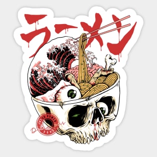 Scary Ramen Sticker